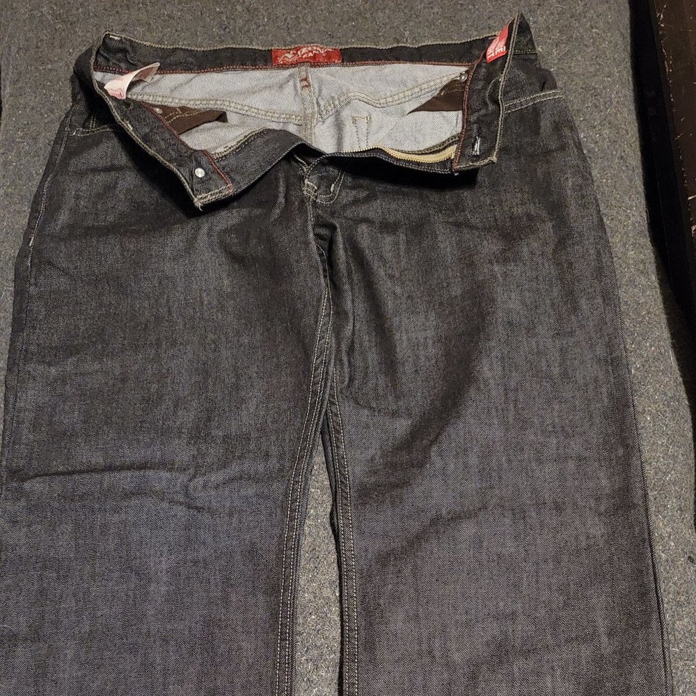 Arizona Jeans Dark Wash, Loose Fit, Straight Leg 34 x 30